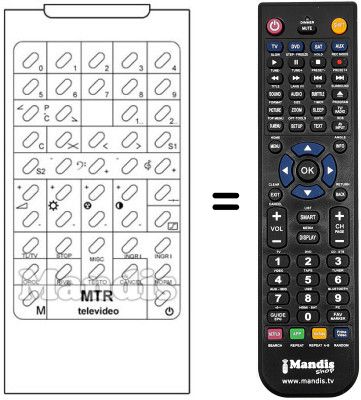 Replacement remote control MTR
