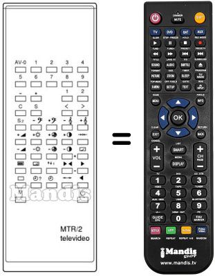 Replacement remote control MTR 2