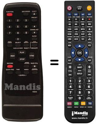 Replacement remote control N9341