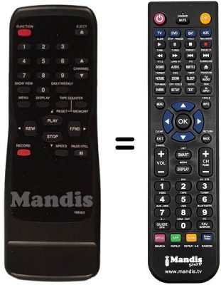 Gleichwertige Fernbedienung Funai 19A-214