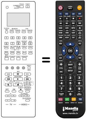 Gleichwertige Fernbedienung PQ 10779