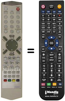 Replacement remote control Daewoo DDT 14 H9 Replacement remote control Daewoo DDT 14 H9