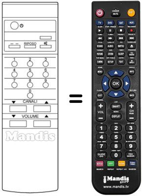 Replacement remote control RC 56