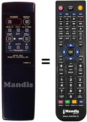 Replacement remote control RC-60