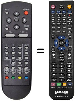 Replacement remote control Q.BELL QB 22 F-4W LT