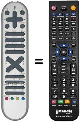 Replacement remote control Goodmans PDP 42X20