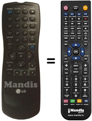 Replacement remote control RC 1123334 / 00