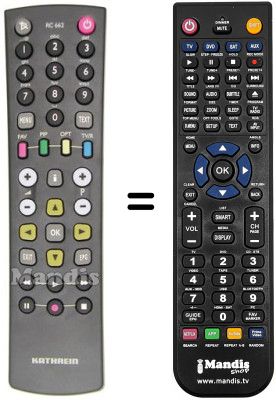 Replacement remote control RC 143603 / 00