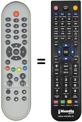 Replacement remote control RC 1523702-00