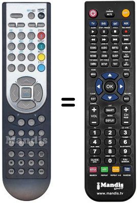 Replacement remote control RC 1900