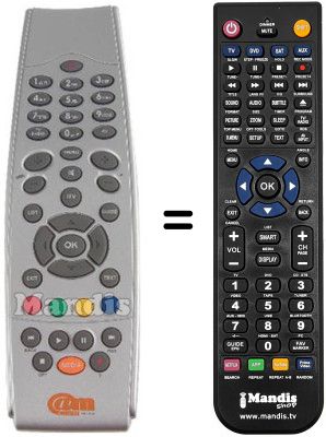 Gleichwertige Fernbedienung ACCESS MEDIA STB L 3014