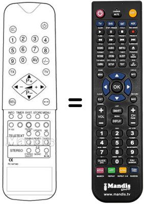 Replacement remote control Hypson NR 2899