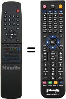 Gleichwertige Fernbedienung RC 647340