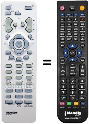 Gleichwertige Fernbedienung RCT 311 AB 1