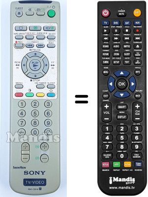 Gleichwertige Fernbedienung Sony KV-21 FV1E