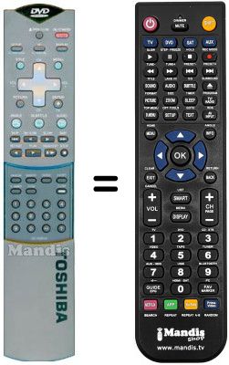 Replacement remote control SE-R0019 Replacement remote control SE-R0019