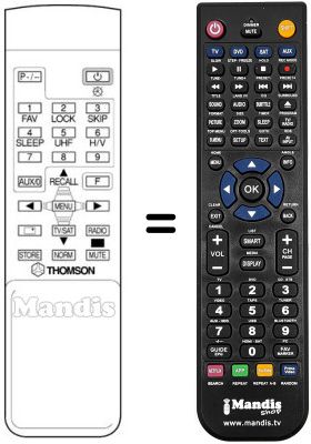 Gleichwertige Fernbedienung VIDEOCRYPT II Gleichwertige Fernbedienung VIDEOCRYPT II