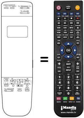 Gleichwertige Fernbedienung STERN SV 76