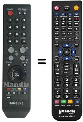 Replacement remote control Samsung CW 29Z404