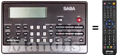 Replacement remote control TC 6720 I