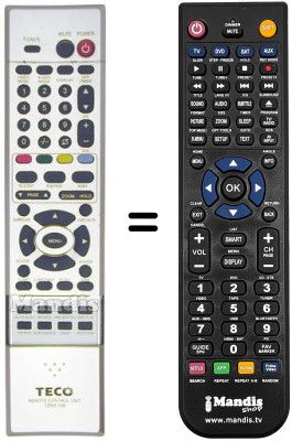 Replacement remote control Teco TL 3210 FMR