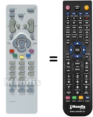 Gleichwertige Fernbedienung Thomson 32 WM 402 Gleichwertige Fernbedienung Thomson 32 WM 402