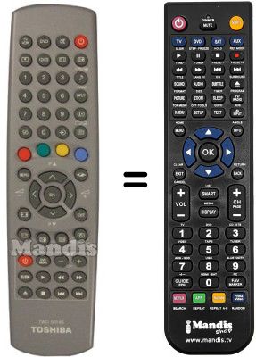 Replacement remote control CT-870