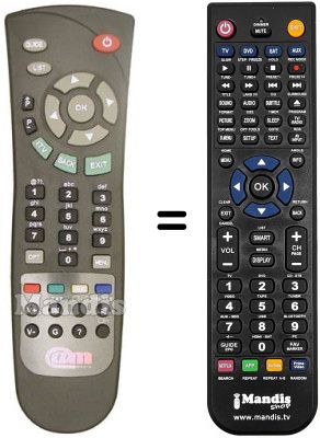 Gleichwertige Fernbedienung ACCESS MEDIA STB L 3012