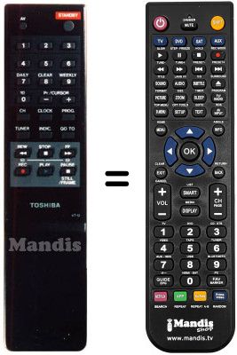 Replacement remote control 2029-8900