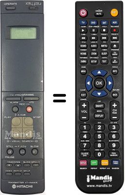 Replacement remote control VT-RM 553 E