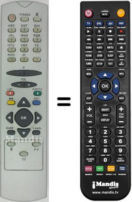 Replacement remote control RC 2548