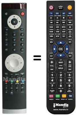 Replacement remote control Proline LD 3240 HD
