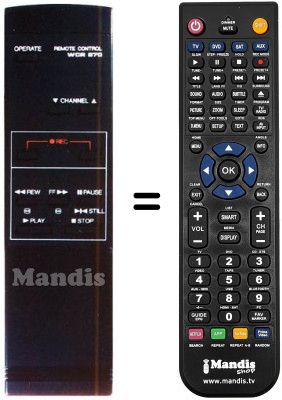 Replacement remote control WCR 870