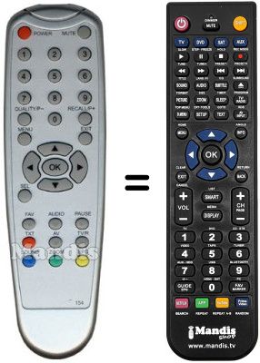 Replacement remote control Kathrein UFS 321 SI