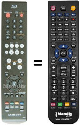 Replacement remote control Samsung BD P-1400