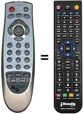 Replacement remote control Triax DVB 150