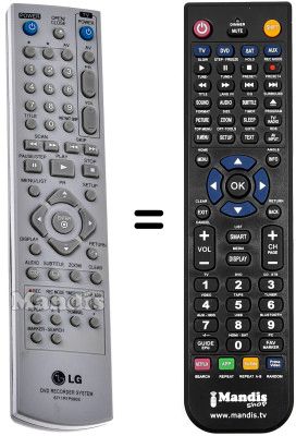 Replacement remote control Goldstar DR-7400