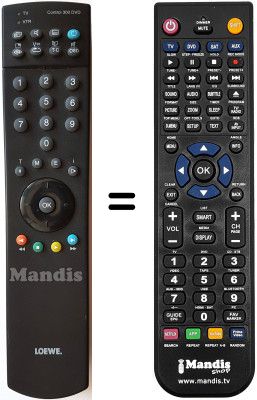 Replacement remote control Loewe XEMIS 5006 DD