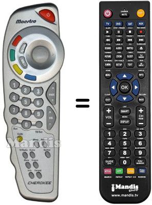 Replacement remote control Cherokee MAESTRO 9000