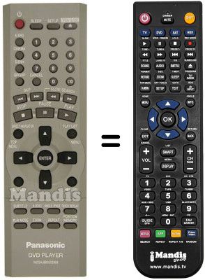 Gleichwertige Fernbedienung National N2QAJB000069