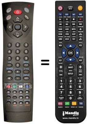 Gleichwertige Fernbedienung Firstline CVD 1420