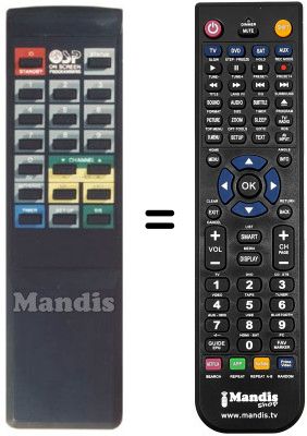 Replacement remote control Amstrad SRX 510