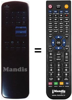 Replacement remote control Amstrad SRX 301