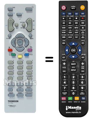 Replacement remote control Thomson DTH 4200 Replacement remote control Thomson DTH 4200