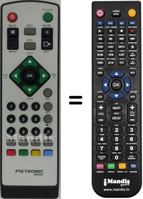 Replacement remote control Metronic ZAP BOX FIRST