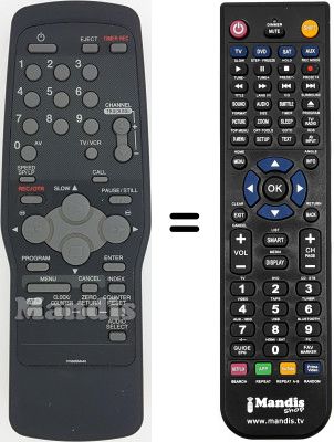Replacement remote control Sinudyne SV12904