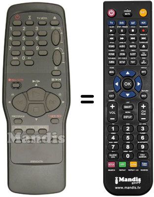 Replacement remote control United TVC4148SI