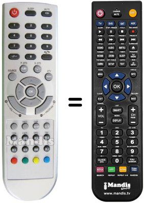 Gleichwertige Fernbedienung REMCON1189