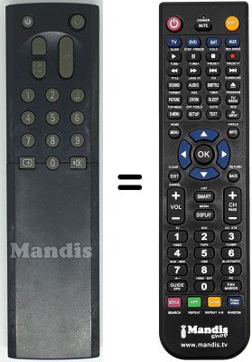 Replacement remote control RC9076-00B