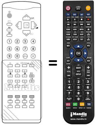 Gleichwertige Fernbedienung Samsung 3F14-00037-050 Gleichwertige Fernbedienung Samsung 3F14-00037-050